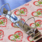 Valentine Owls 3 Ring Binders - Full Wrap - 2" - DETAIL