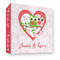 Valentine Owls 3 Ring Binders - Full Wrap - 3" - FRONT