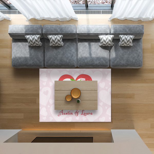 Valentine Owls 5'x7' Indoor Area Rugs - IN CONTEXT