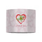 Valentine Owls 8" Drum Lampshade - FRONT (Fabric)