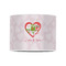 Valentine Owls 8" Drum Lampshade - FRONT (Poly Film)