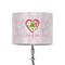 Valentine Owls 8" Drum Lamp Shade - Fabric (Personalized)