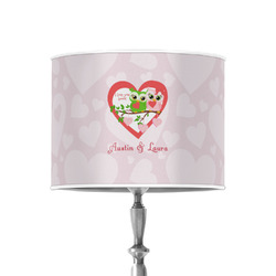 Valentine Owls 8" Drum Lamp Shade - Poly-film (Personalized)