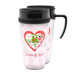 Valentine Owls Acrylic Travel Mug (Personalized)