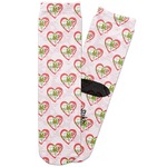 Valentine Owls Adult Crew Socks (Personalized)