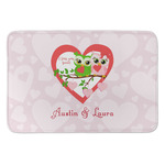 Valentine Owls Anti-Fatigue Kitchen Mat (Personalized)
