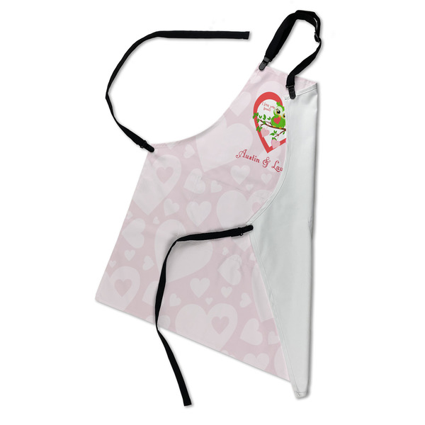 Valentine Owls Apron - Folded