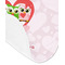 Valentine Owls Baby Bib - AFT detail