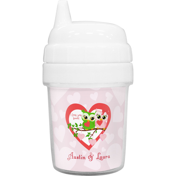 Custom Valentine Owls Baby Sippy Cup (Personalized)