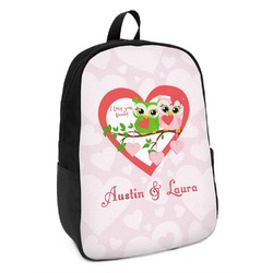 Valentine Owls Kids Backpack (Personalized)