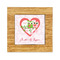 Valentine Owls Bamboo Trivet with 6" Tile - FRONT