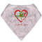 Valentine Owls Bandana Bib (Personalized)