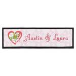 Valentine Owls Bar Mat - Large (Personalized)