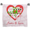 Valentine Owls Bath Towel (Personalized)