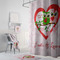 Valentine Owls Bath Towel Sets - 3-piece - In Context