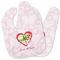 Valentine Owls Baby Bib w/ Couple's Names