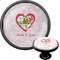 Valentine Owls Cabinet Knob (Black) (Personalized)