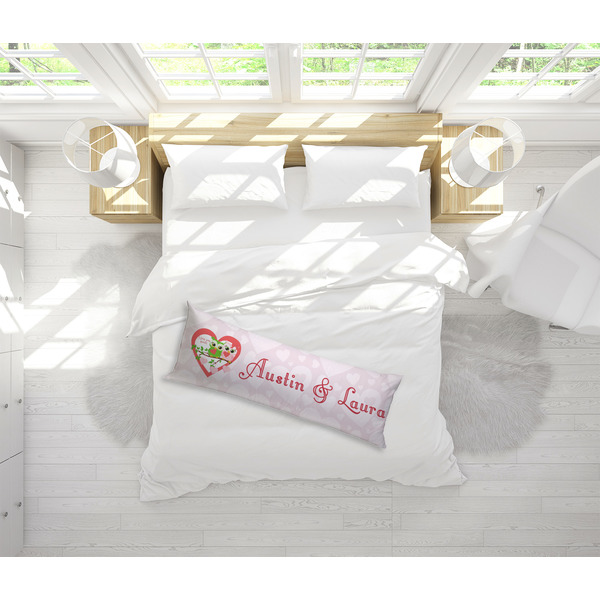 Valentine Owls Body Pillow - LIFESTYLE