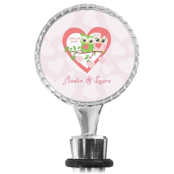 Valentine Owls Bottle Stopper Main View