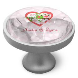 Valentine Owls Cabinet Knob (Personalized)