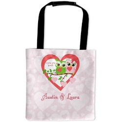 Valentine Owls Auto Back Seat Organizer Bag (Personalized)
