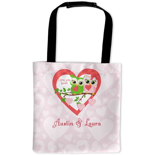 Custom Valentine Owls Auto Back Seat Organizer Bag (Personalized)