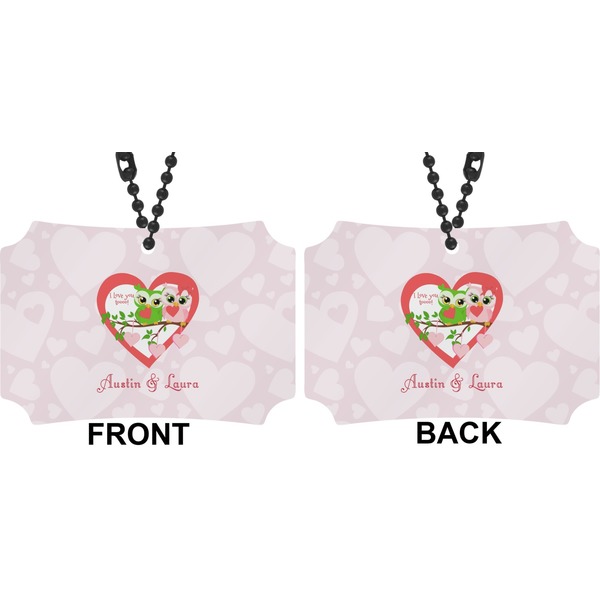 Valentine Owls Car Ornament - Berlin (Approval)