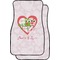 Valentine Owls Car Floor Mats (Front Seat) (Personalized)