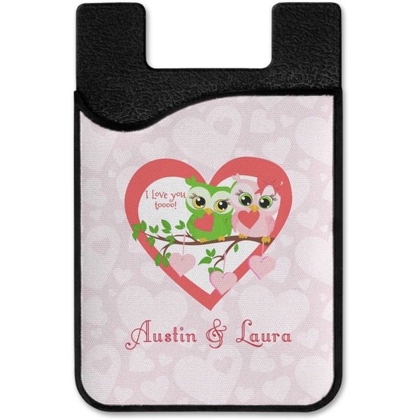 Valentine Owls Cell Phone Credit Card Holder