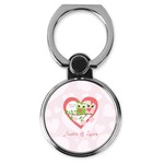 Valentine Owls Cell Phone Ring Stand & Holder (Personalized)