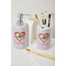 Valentine Owls Ceramic Bathroom Accessories - LIFESTYLE (toothbrush holder & soap dispenser)