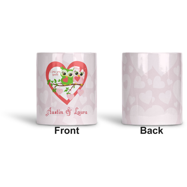 Valentine Owls Ceramic Pen Holder - Apvl