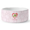 Valentine Owls Ceramic Dog Bowl - Large (Personalized)