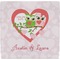Valentine Owls Ceramic Tile Hot Pad (Personalized)