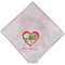 Valentine Owls Cloth Napkins - Personalized Dinner (Folded Four Corners)