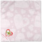 Valentine Owls Cloth Napkins - Personalized Dinner (Full Open)