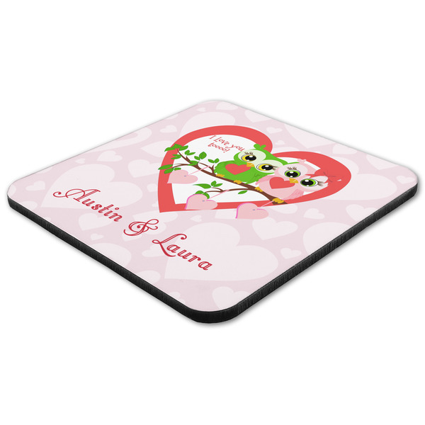 Valentine Owls Coaster Set - FLAT (one)