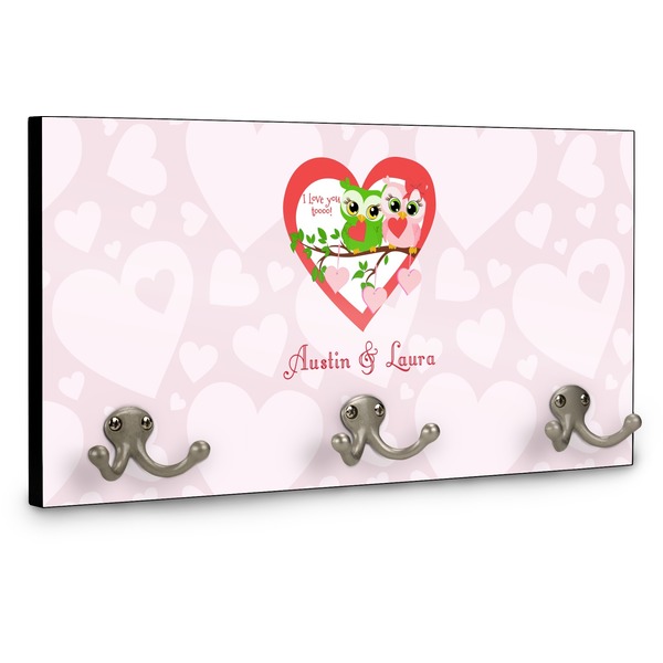 Valentine Owls Coat Hanger Main