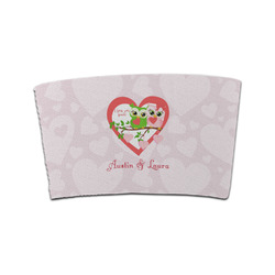 Valentine Owls Coffee Cup Sleeve (Personalized)