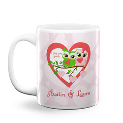 Valentine Owls Coffee Mug (Personalized)