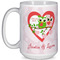 Valentine Owls Coffee Mug - 15 oz - White Full
