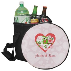 Valentine Owls Collapsible Cooler & Seat (Personalized)