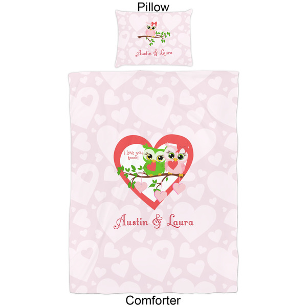 Valentine Owls Comforter Set - Twin - Approval