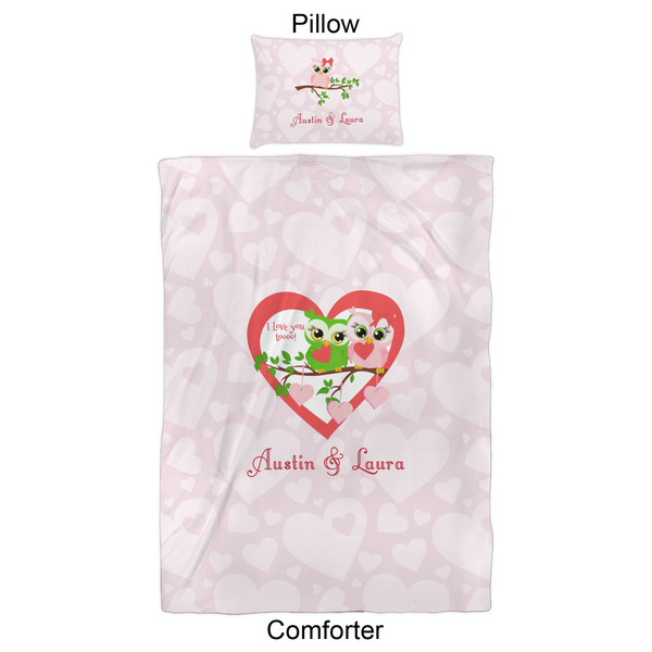 Valentine Owls Comforter Set - Twin XL - Approval