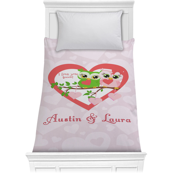 Valentine Owls Comforter (Twin)