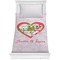 Valentine Owls Comforter - Twin (Personalized)