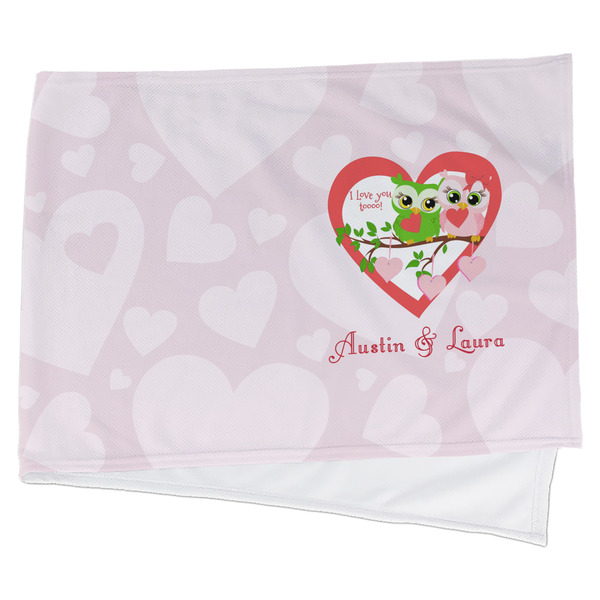 Custom Valentine Owls Cooling Towel (Personalized)