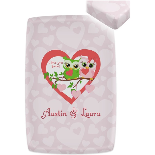 Valentine Owls Crib Fitted Sheet - Apvl