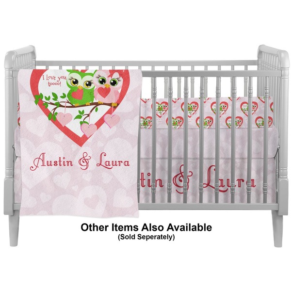 Valentine Owls Crib - Profile Sold Seperately