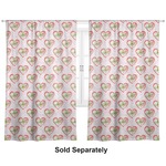 Valentine Owls Curtain Panel - Custom Size (Personalized)